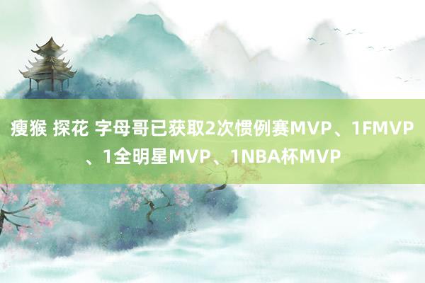 瘦猴 探花 字母哥已获取2次惯例赛MVP、1FMVP、1全明星MVP、1NBA杯MVP