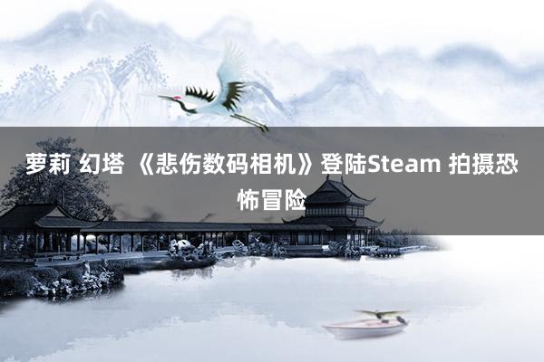 萝莉 幻塔 《悲伤数码相机》登陆Steam 拍摄恐怖冒险