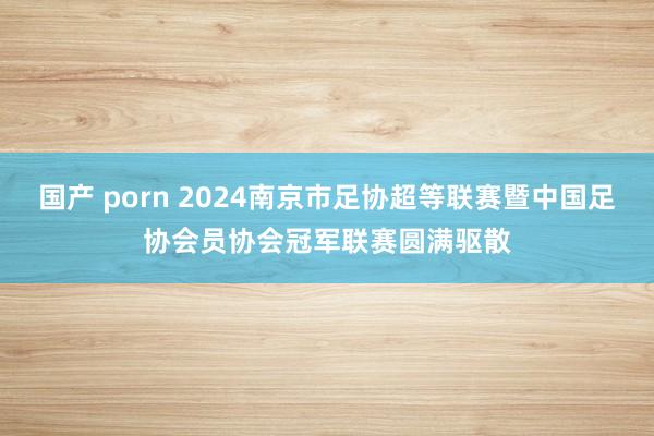 国产 porn 2024南京市足协超等联赛暨中国足协会员协会冠军联赛圆满驱散