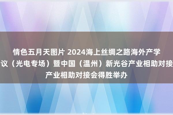 情色五月天图片 2024海上丝绸之路海外产学研用相助会议（光电专场）暨中国（温州）新光谷产业相助对接会得胜举办