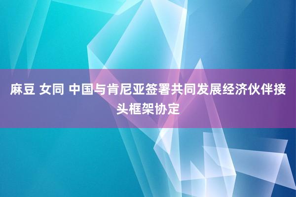 麻豆 女同 中国与肯尼亚签署共同发展经济伙伴接头框架协定